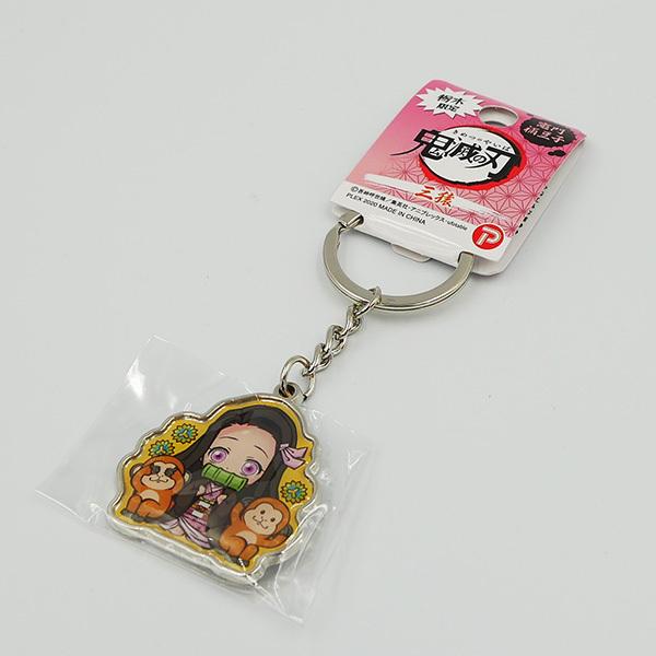 鬼滅の刃 栃木限定 三猿 竈門禰豆子 メタルキーホルダー ご当地 日光