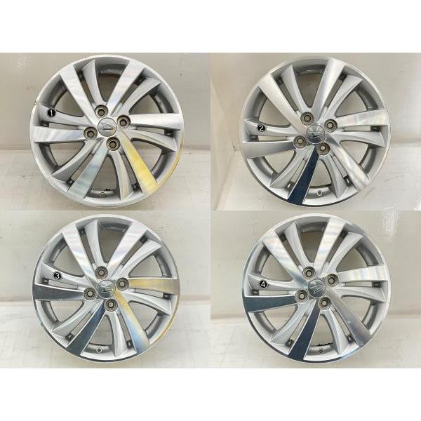 ダイハツ（DAIHATSU） 中古アルミホイール 4本セット 16×4.5J +45 4穴