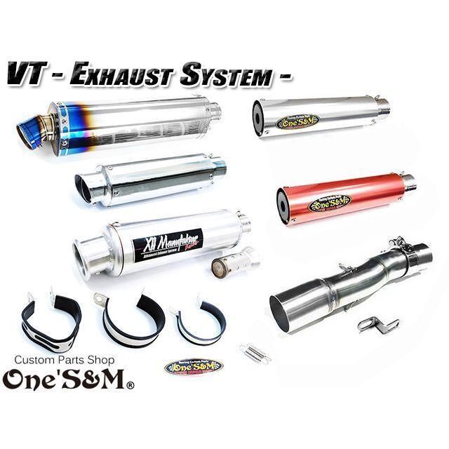 純正エキパイ専用 50.8mm マフラー中間パイプ付き VT250F VTZ250 FG FH