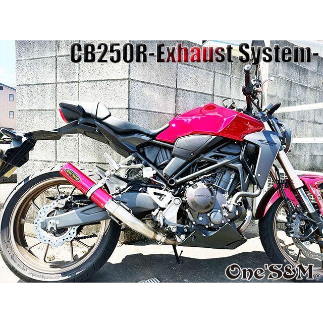 CB250R MC52用 スリップオン マフラー ワンズ管 : ワンズアンドエム