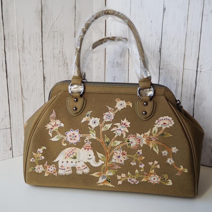 岡重 OKAJIMA ハンドバッグ 大きめサイズ トートバッグ ファスナー