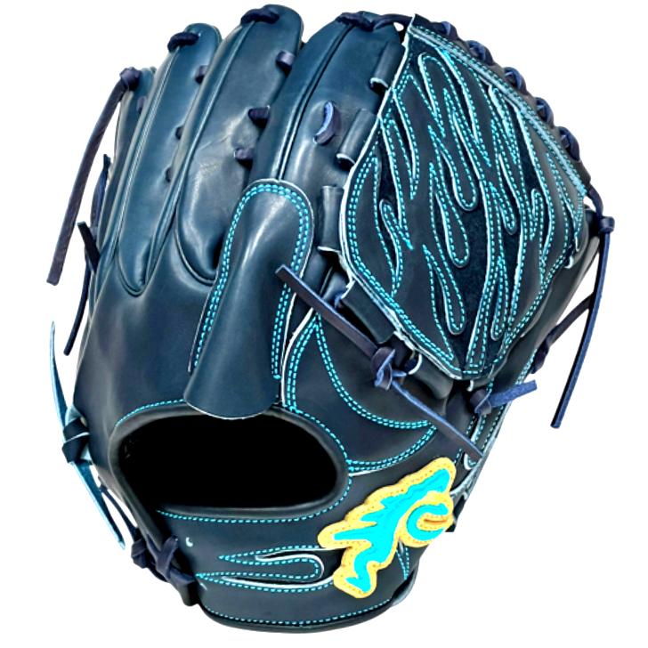 RYU 硬式グローブ 投手ピッチャー用 右投げ用 Mブラック 限定ラベル