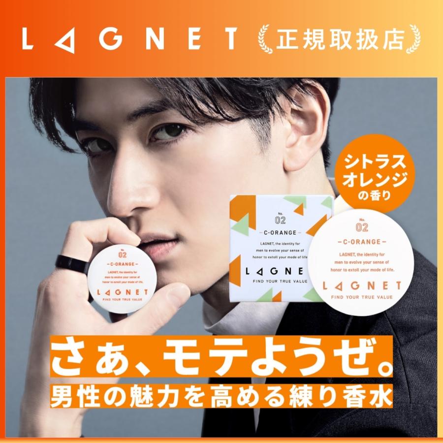 正規取扱店 メンズ 練り香水 LAGNET ソリッドパフューム 10g シトラス