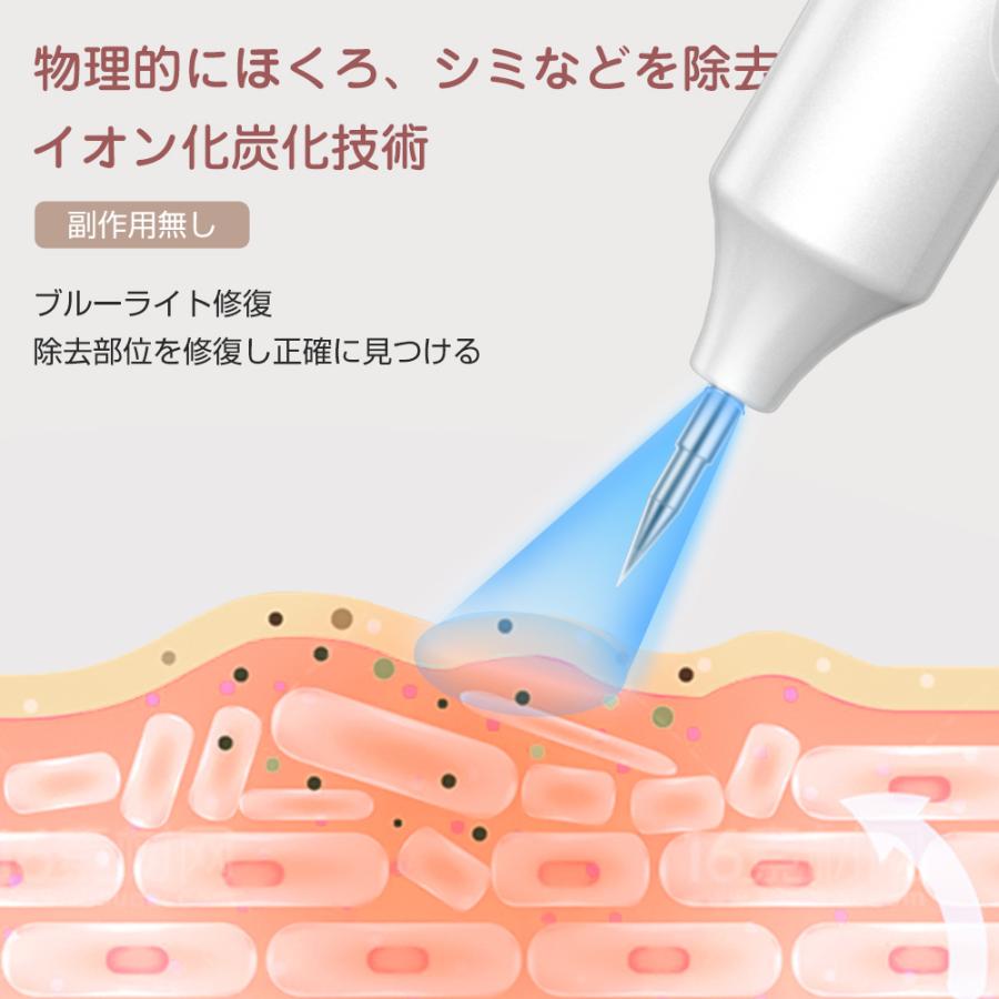 レーザーペン シミ取り イボ シミ ほくろ除去ペン 美顔器 レーザー除去
