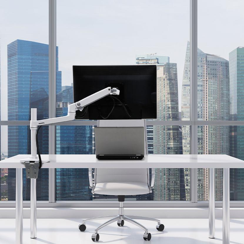 エルゴトロン（ergotron） LX デスクマウントアーム 長身ポール