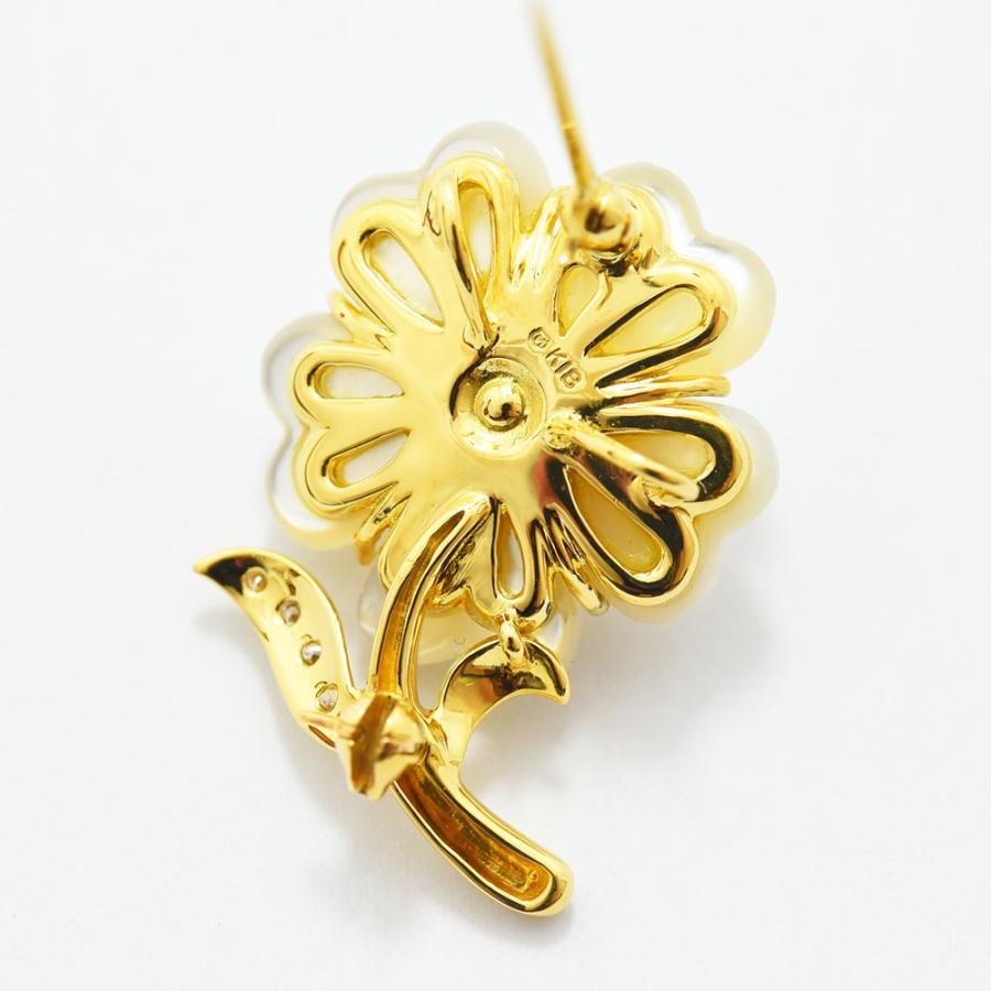 MIKIMOTO（ミキモト） ネックレス ブローチ 花 フラワー パール 7.2mm