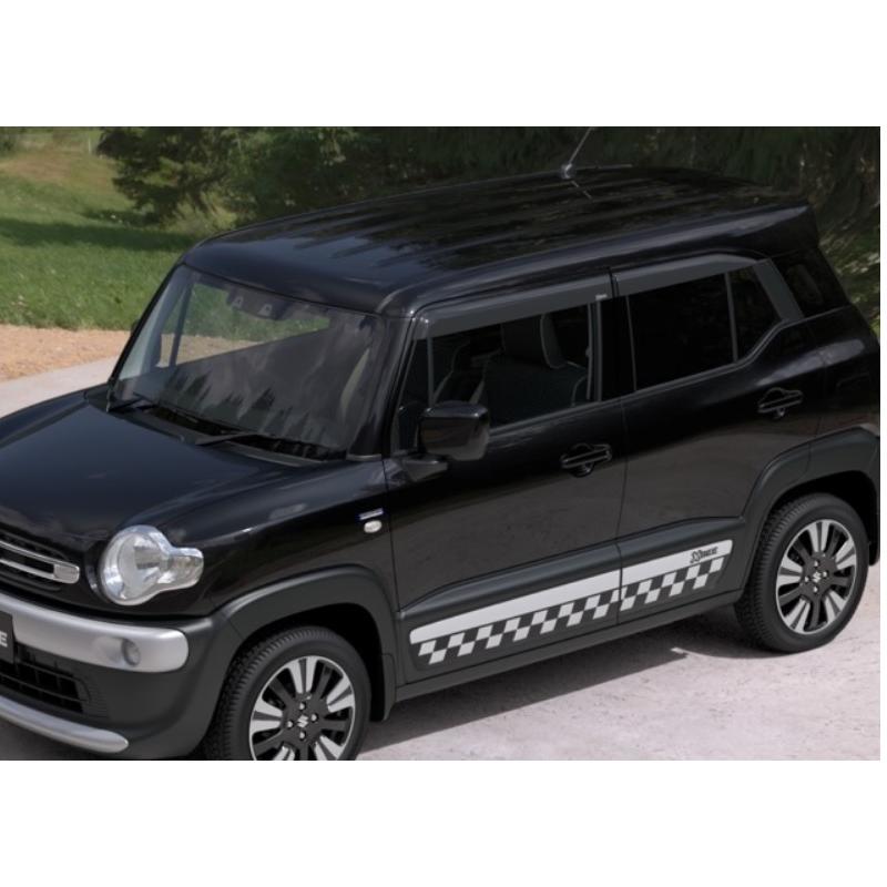 クロスビー (NUT)ドアスプラッシュガードパネルデカール(チェッカー