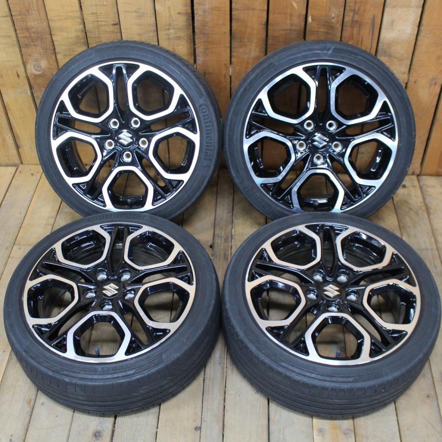 スイフト SUZUKI スズキ スイフトスポーツ 純正 17インチ ブラポリ