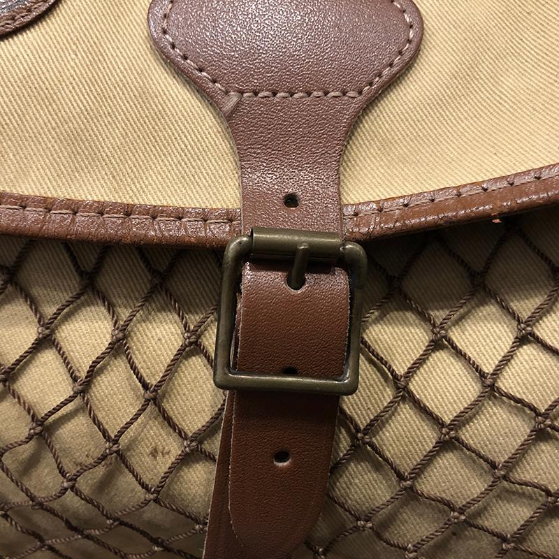 Barbour（バブアー） Barbour Heavy Cotton Twill Front Net Leather