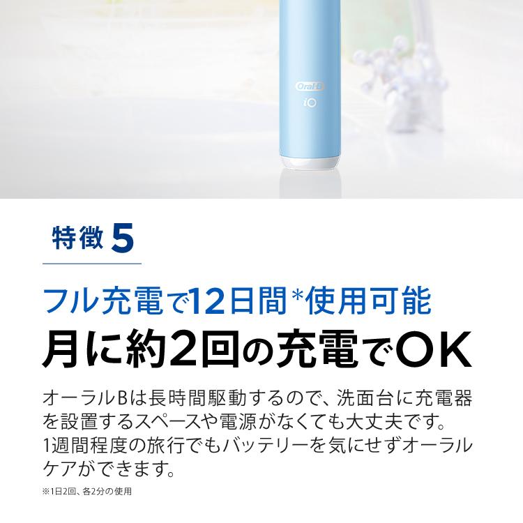 オーラルB 電動歯ブラシ ブラウン 公式ストア iO3 アイスブルー Braun