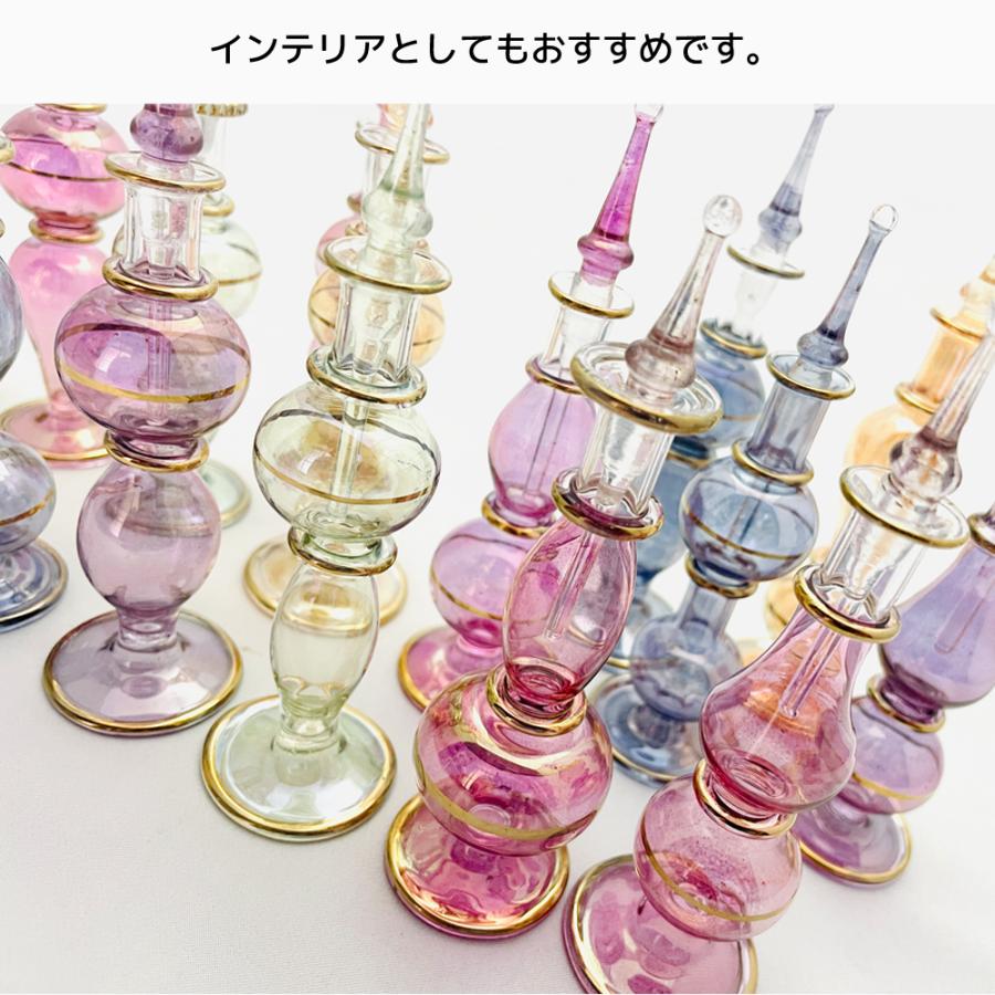 エジプトガラス 香水瓶 50本セット 高さ 9cm CraftsOfEgypt ガラス