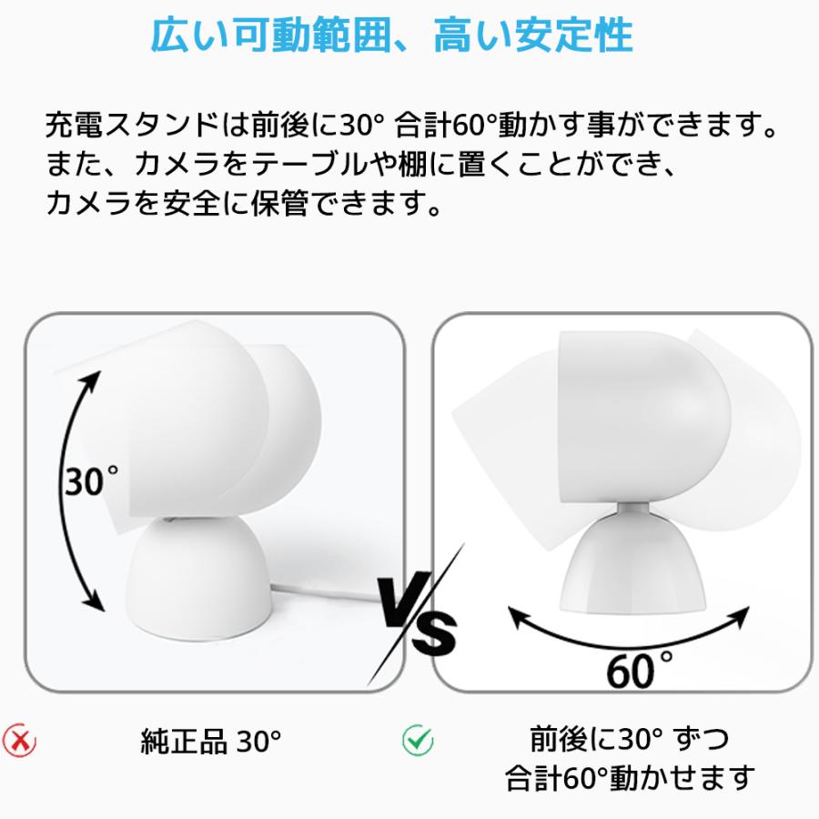 ROUNKIN Google Nest Cam 充電スタンド バッテリー 用 グーグル ネスト