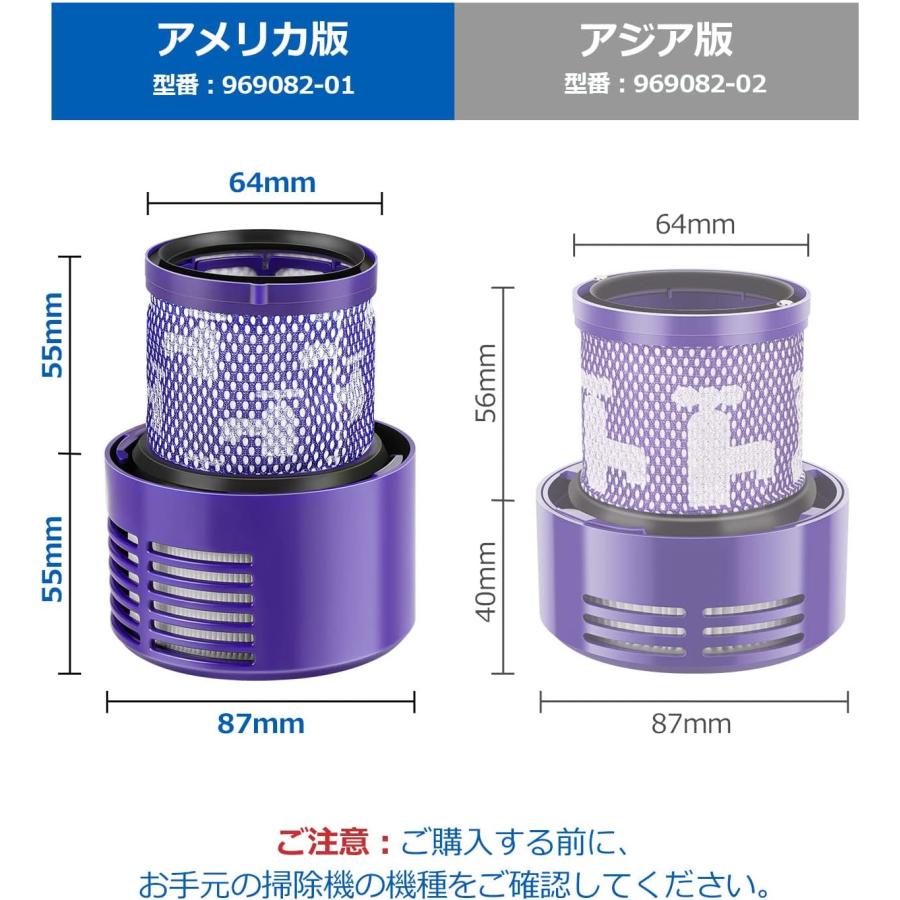 ダイソン 掃除機 V10 SV12 シリーズ用 フィルター 969082-2 Dyson