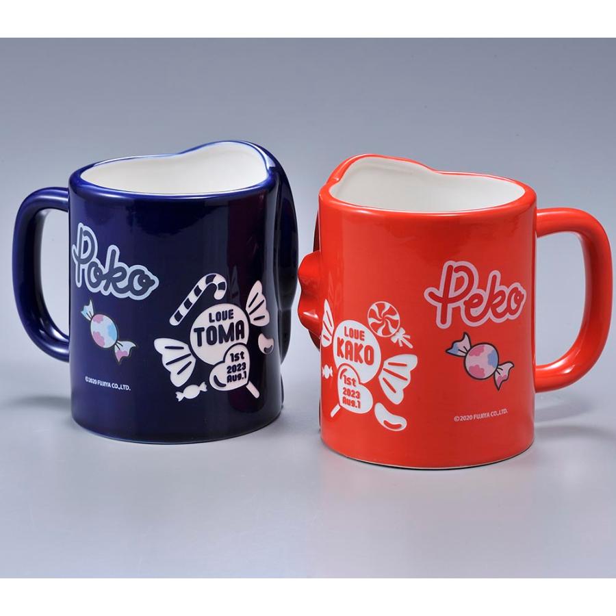 名入れ ギフト ペアマグカップ カップルセット Peko ペコちゃん 不二家