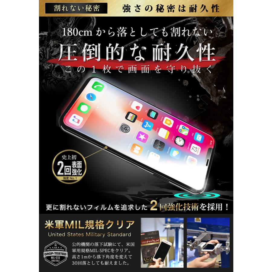ガラスザムライ iPhoneX ガラスフィルム 保護フィルム 10Hガラス