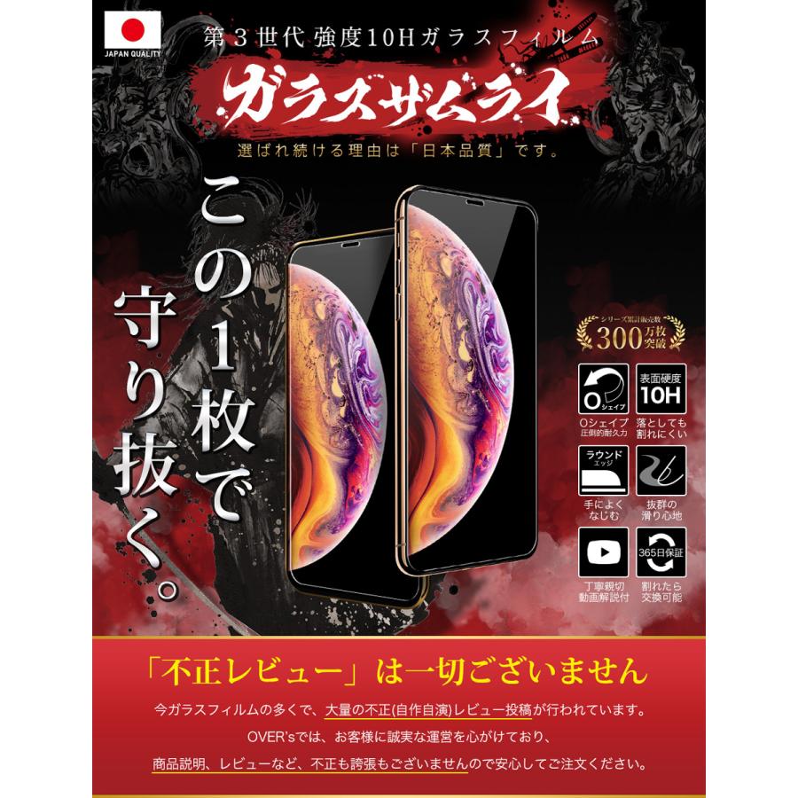 ガラスザムライ iPhone Xs Max ガラスフィルム 保護フィルム 10Hガラス