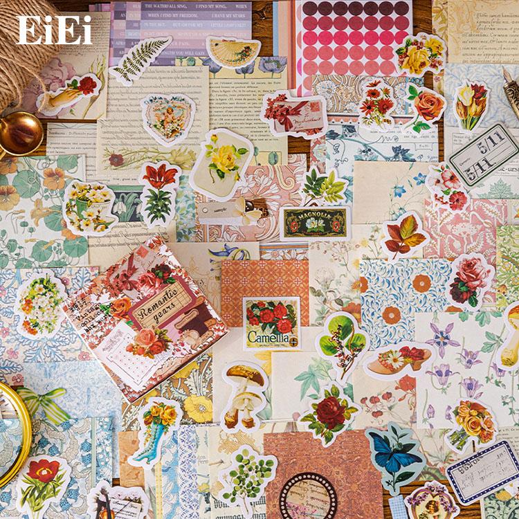 大容量 シール詰め合わせ セット 100点 3種素材 フレークシール シール