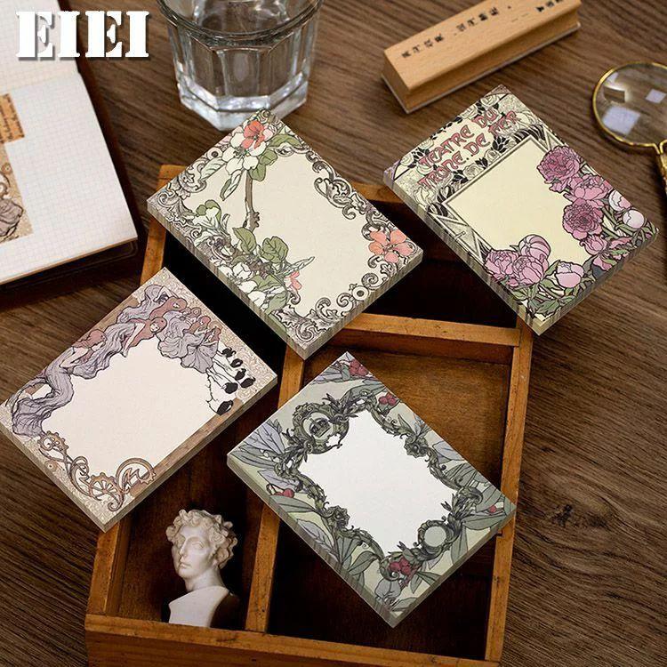 即日出荷 海外 メモ帳 便箋 メモノート おしゃれ◇1パック同柄100枚