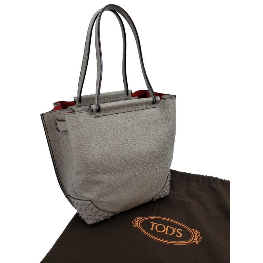 TOD'S（トッズ） 【極美品】 【トッズ】 ウェーブ トートバッグ