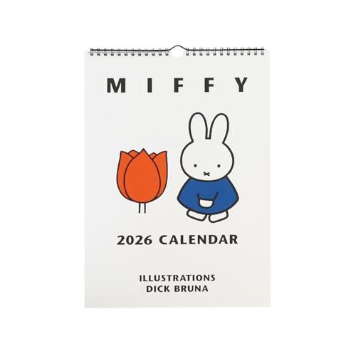 スクエア ミッフィー 2026年 カレンダー 壁掛け 白 35BCA-8 : 雑貨屋
