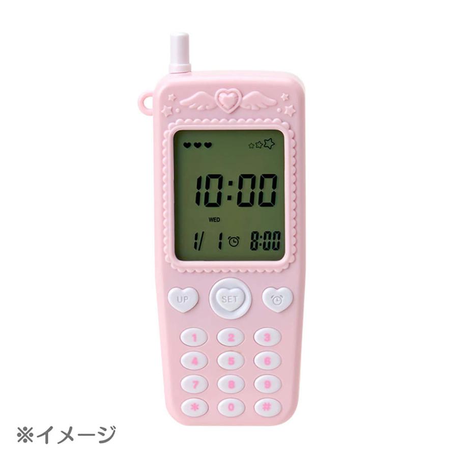 ラッピング対応 サンリオ ガラケー形置き時計 シナモロール : トイズ
