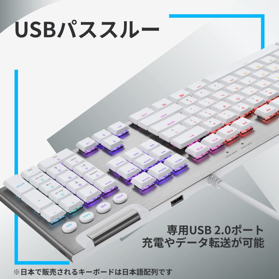 ロジクールG ゲーミング キーボード メカニカル Logicool G G813 GL