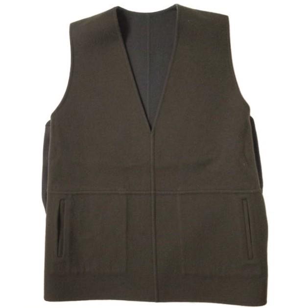 Drawer ドゥロワー 21AW 日本製 ウールリバーコンビベスト 6521-234