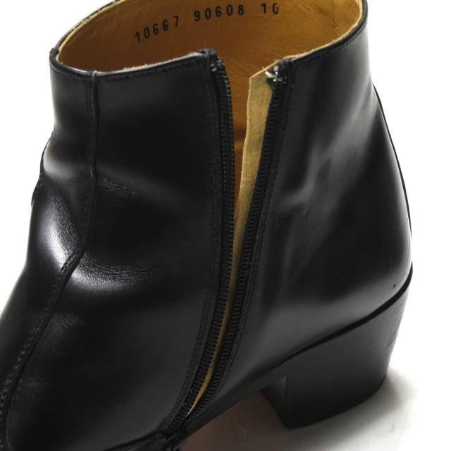 シモン フルニエール Simon Fournier レザーサイドジップブーツ 10667