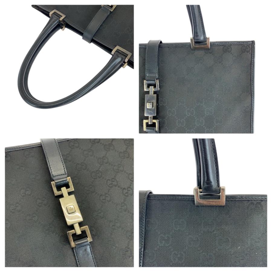 GUCCI（グッチ） 美品 ジャッキー ブラック 黒 シルバー金具 GG