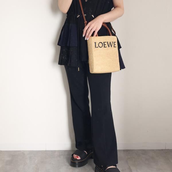 LOEWE（ロエベ） STANDARD A5 TOTE BAG ショルダーバッグ ラフィア