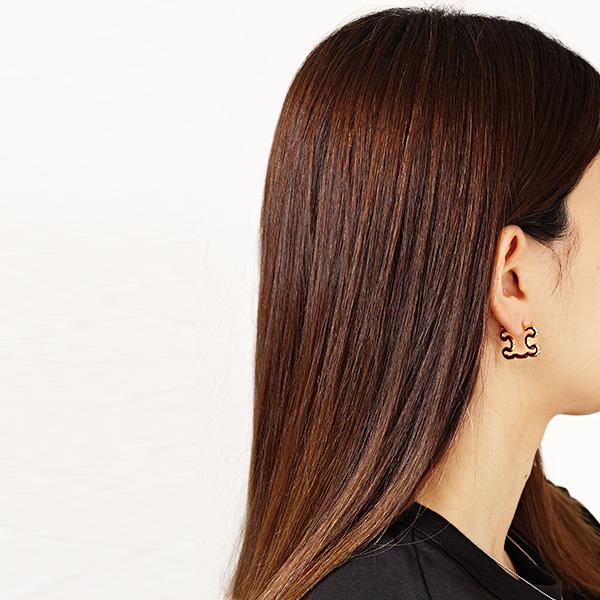 CELINE（セリーヌ） ピアス Triomphe Large Earrings 460HS6BRA