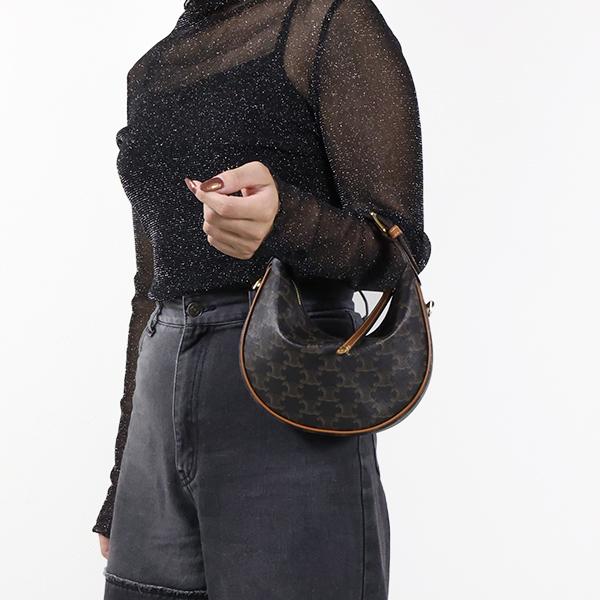 CELINE（セリーヌ） ショルダーバッグ TEEN LULU Triomphe Canvas