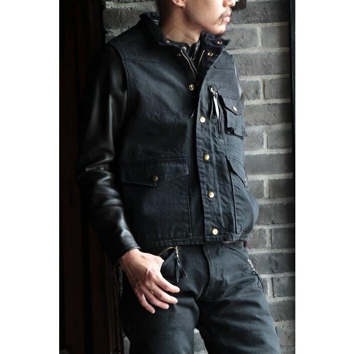 Langlitz Leathers ラングリッツレザーズ【B.D. RIDING VEST】デニム