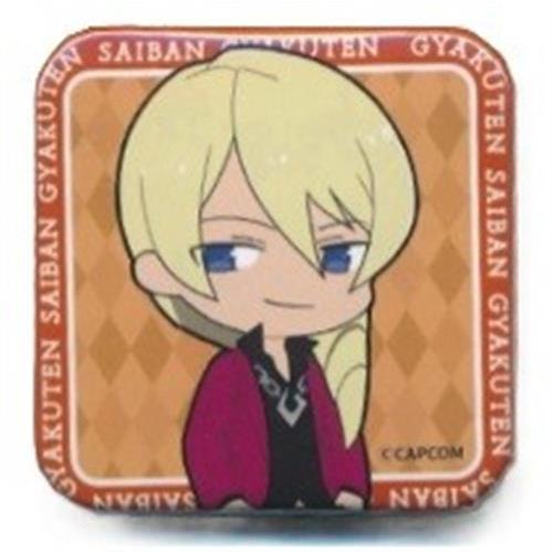 逆転裁判 トレーディング缶バッジ 牙琉響也 逆転裁判画廊 : らしんばん