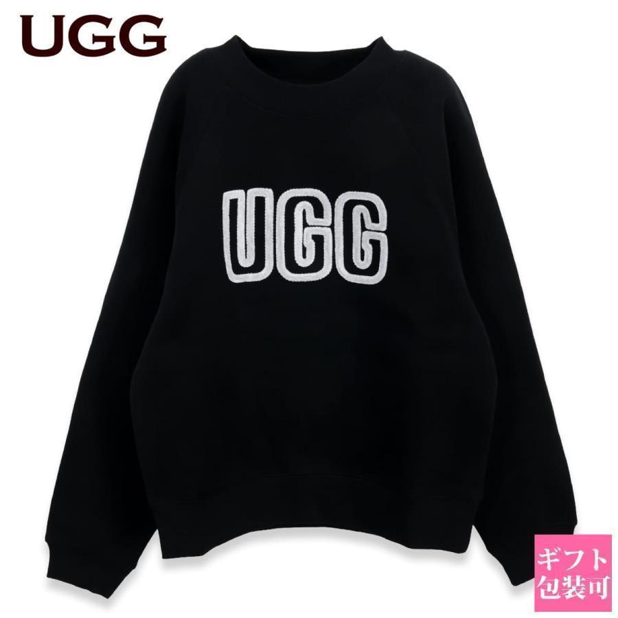 UGG アグ スウェット LOGO CREWNECK 1171477 ブラック レディース