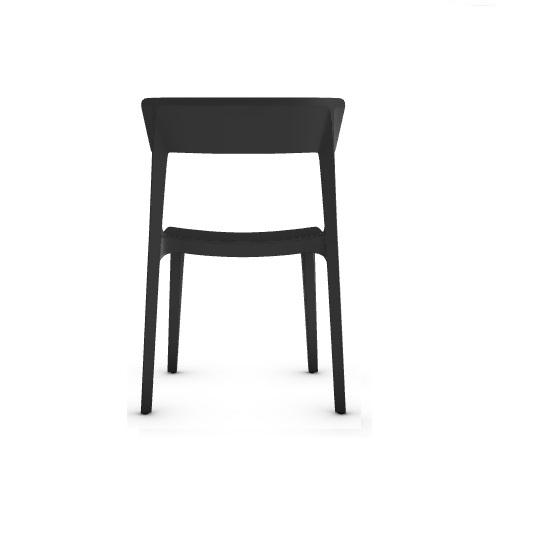 calligaris（カリガリス） ダイニングチェア スキン ブラック(樹脂素材