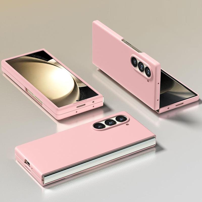 Galaxy Z Fold6 ケース 横開き 折り畳み可能 シリコン塗装 マットな