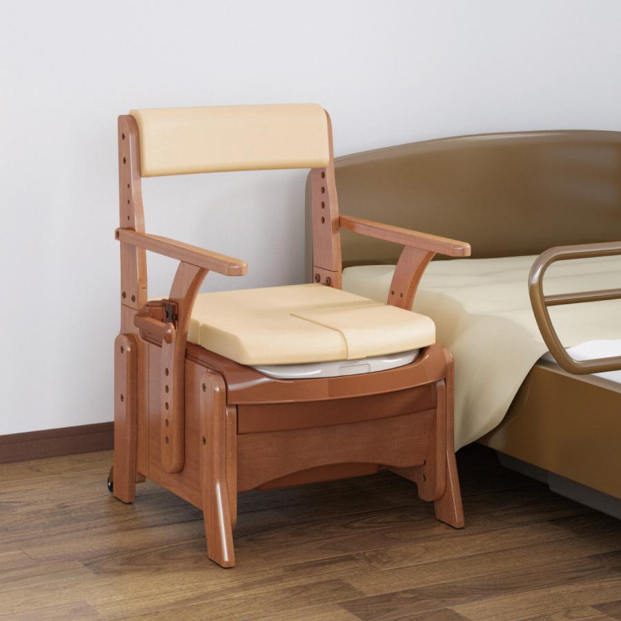 アロン化成 ポータブルトイレ 家具調トイレ セレクトR