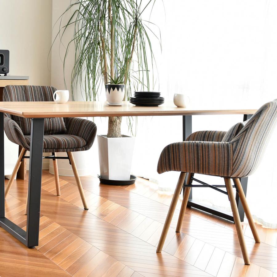 GART（ガルト） ダイニングチェア 座面高48cm クッション付 （ 食卓