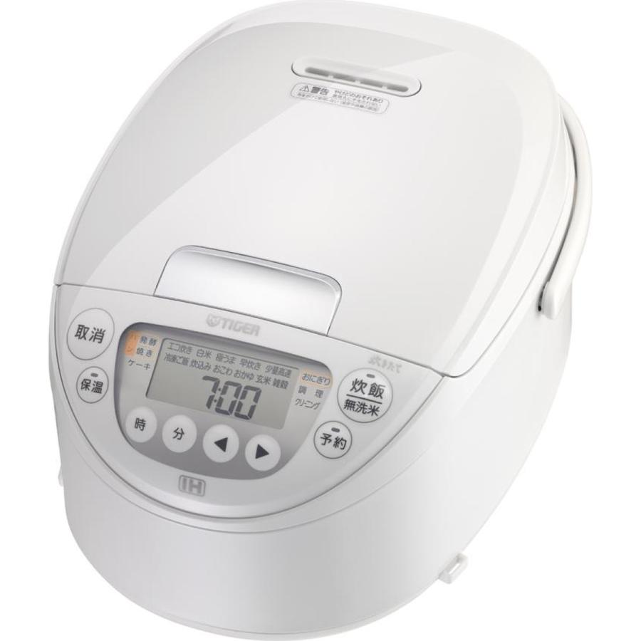 炊きたて TIGER タイガー魔法瓶 IHジャー炊飯器 JPW-M100-WY 5.5合炊き