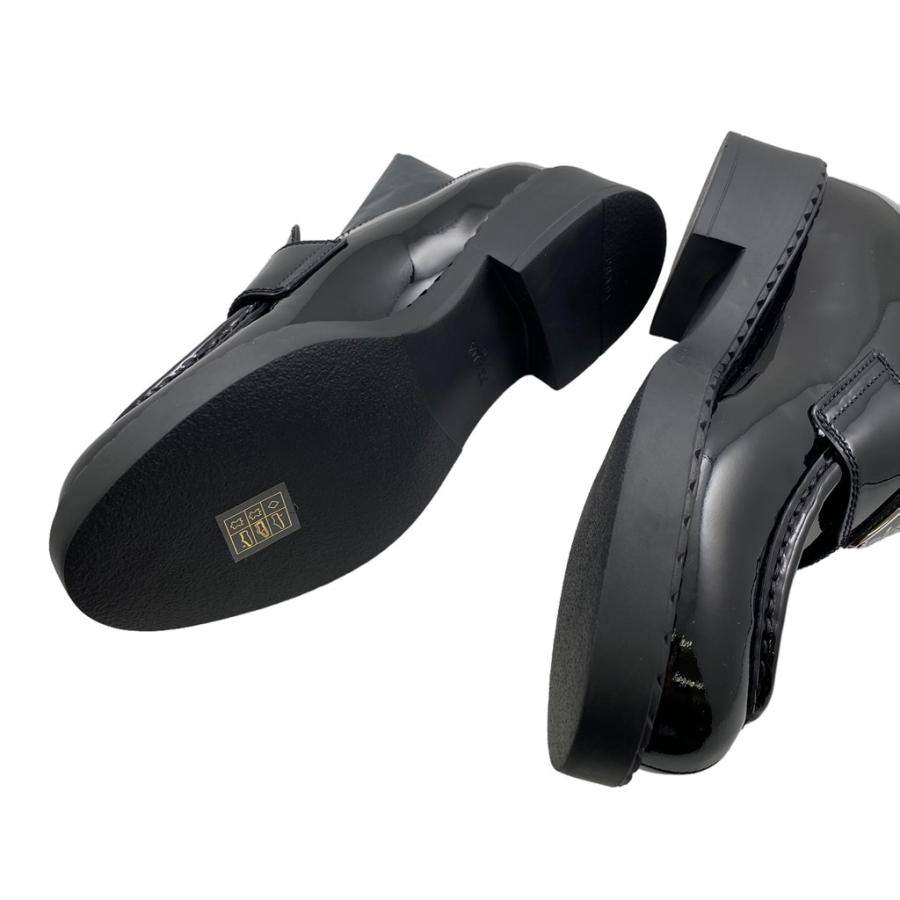 PRADA（プラダ） ローファー チョコレート パテントレザー ブラック