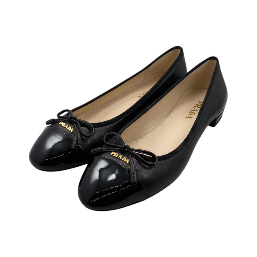 PRADA（プラダ） パンプス バレリーナ フラットシューズ 1F889D 36 1/2
