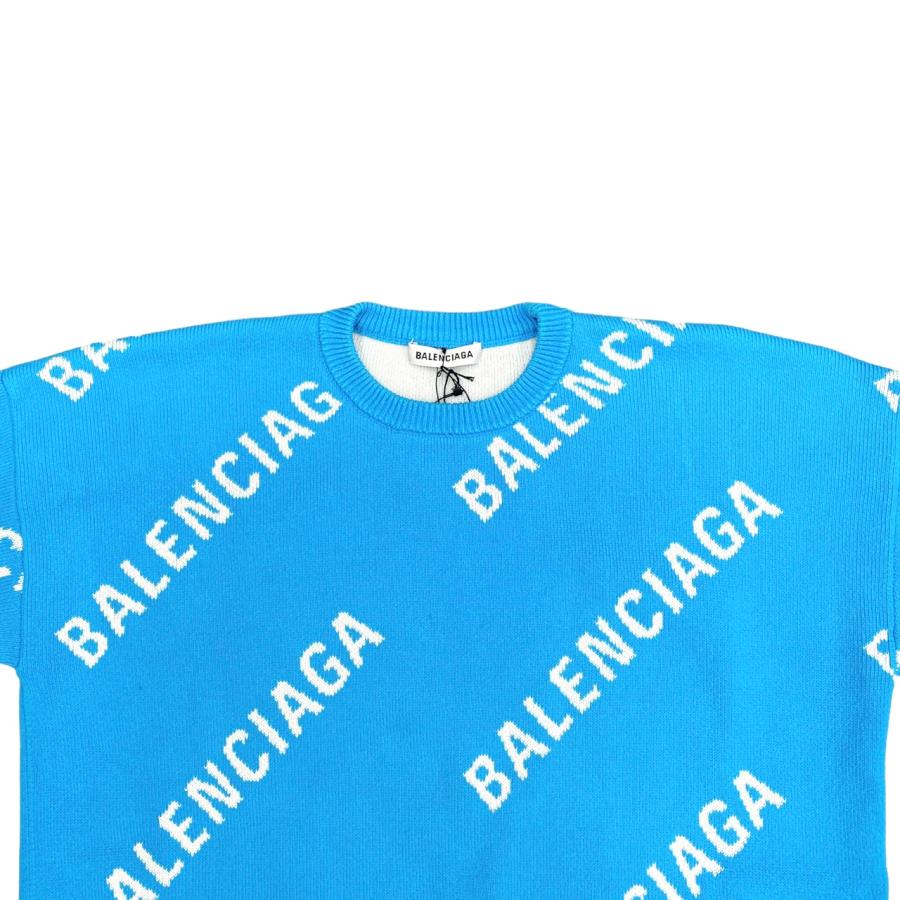 BALENCIAGA（バレンシアガ） ニットセーター オールオーバーロゴ