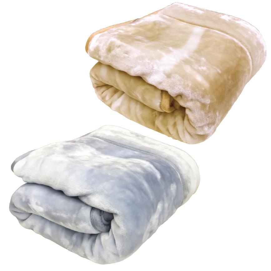 西川（nishikawa） 毛布 シングル 厚手 2枚合せ 2.5kg 140x200 ハイ