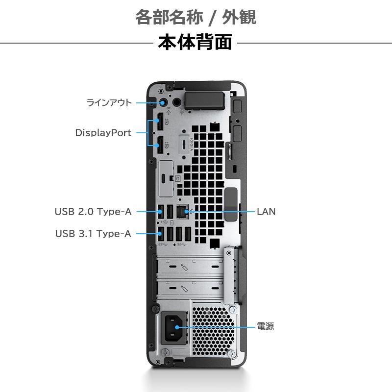 ProDesk 【極上性能】HP 600 G4 SFF/第8世代 Core i7/メモリ:16GB/SSD