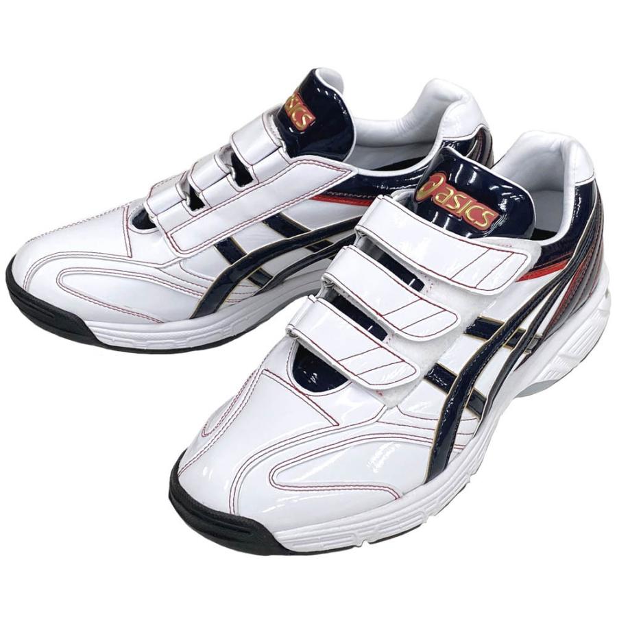 ASICS（アシックス） 【サイズ交換送料無料】ホワイト×ネイビー 野球