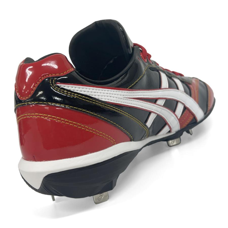ASICS（アシックス） 【サイズ交換送料無料】ブラック×レッド 野球