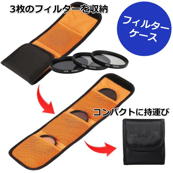 フィルター 3種 ＋ フィルターケース 4点 セット C-PLフィルター 可変