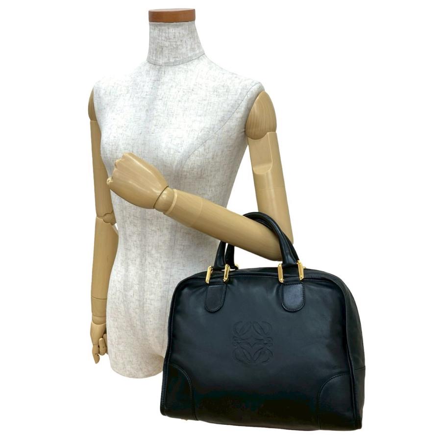 LOEWE（ロエベ） 極 美品 保存袋付き アマソナ 32 アナグラム ロゴ