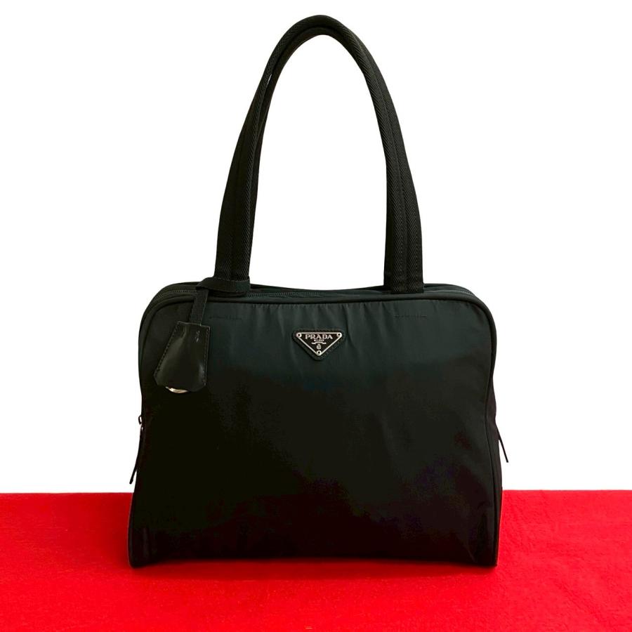 極美品□プラダ 2way ビジネスバッグ ナイロン 三角ロゴ ショルダー付